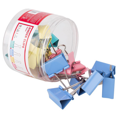 Kẹp Bướm Màu Deli 41mm 8552 