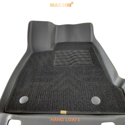 Thảm lót sàn ô tô 2 lớp cao cấp xe Vinfast VF3 (sd3) nhãn hiệu Macsim