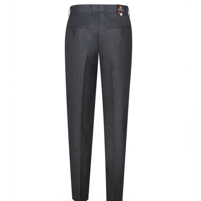 Quần tây nam không ly Khatoco Q1M428R0-INMA038-2306-0-ĐEN VẢI GÂN