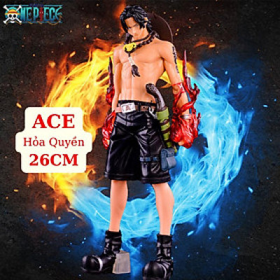 Mô Hình ACE Hỏa Quyền 26CM Mô hình One Piece Cao Cấp, Figure Mô Hình Anmie One Piece Luffy Vua Hải Tặc