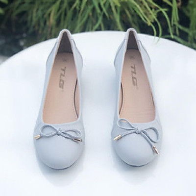 Giày búp bê nữ đế xuồng hot trend thời trang đính nơ siêu độc 21434