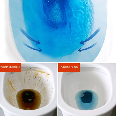 Set 2 Vỉ (4 viên) thả vệ sinh khử mùi khử khuẩn bồn cầu Blueshot Hàn Quốc (1 viên 600 lần xả nước, dùng được hơn 1 tháng) - Hàng chính hãng