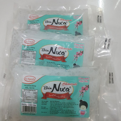 Combo 7 Gói Bún Nưa Vị Nguyên Das Keto 240g