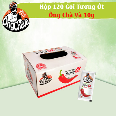 Hộp 120 Gói Tương Ớt Ông Chà Và 10g (Chili Sauce)