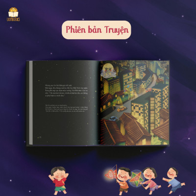 Sách - Boxset trung thu Chuyện mùa trăng - Ai chờ trăng tới? (Bìa cứng 1 cuốn truyện kèm 1 cuốn thơ) - Lionbooks