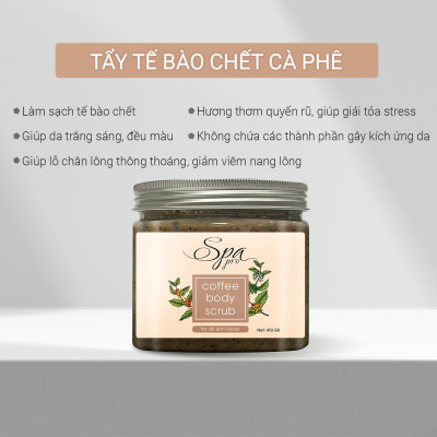 Tẩy Da Chết Toàn Thân Coffee SPA PRO 410g