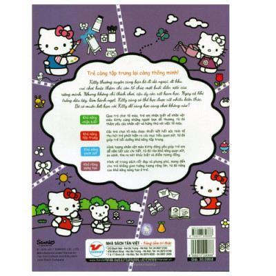 Hello Kitty - Rèn Luyện Khả Năng Sáng Tạo - Sách Tô Màu (TV)