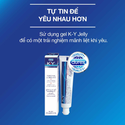 Combo 2 gel bôi trơn Durex K-Y Jelly 50g ( KY Jelly)