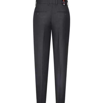 Quần tây nam Khatoco không ly màu đen xám (tặng vớ cao cấp)