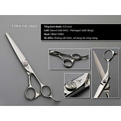 Kéo cắt tóc TORA NB-260S