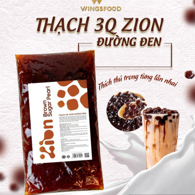 TRÂN CHÂU ĐƯỜNG ĐEN WINGS/ZION PEARLS (1 GÓI 2 KG)