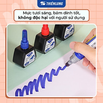 Bộ  6 Mực bút lông dầu Thiên Long PMI-01