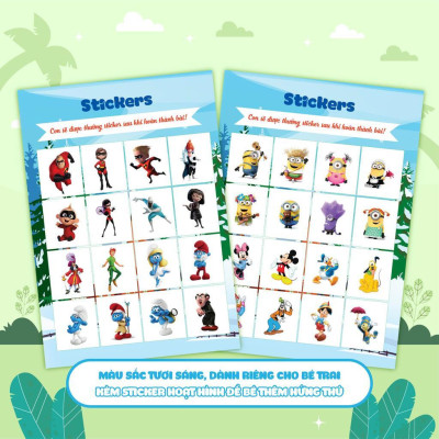 Sách - Cùng Khủng Long Học Nét Cơ Bản - Nét, Số, Chữ Cái Đầu Tiên - Combo 3 Cuốn - Tặng Kèm Sticker Bé Trai - Megabook