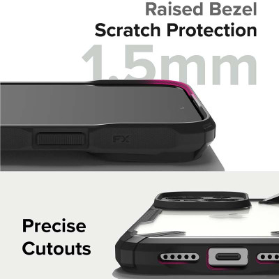 Ốp lưng dành cho iPhone 15 Pro Max/15 Pro/15 Plus/15 RINGKE Fusion X - Hàng Chính Hãng