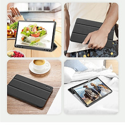 Bao da cho Samsung Galaxy Tab S9 hiệu DUX DUCIS Smartcover - Hàng nhập khẩu 