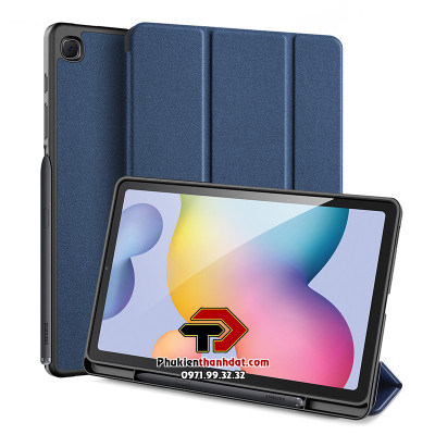 Bao da chống sốc cho Samsung Galaxy Tab S6 Lite 2024 chính hãng Dux Ducis Domo có ngăn đựng bút - Hàng chính hãng