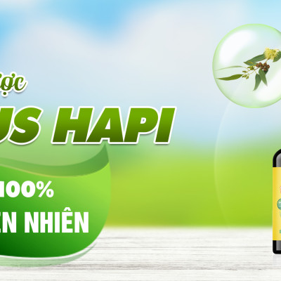 Tinh dầu thảo dược BABYPLUS Hapi - Sạch long đờn, hết ho, sổ mũi, tăng sức đề kháng