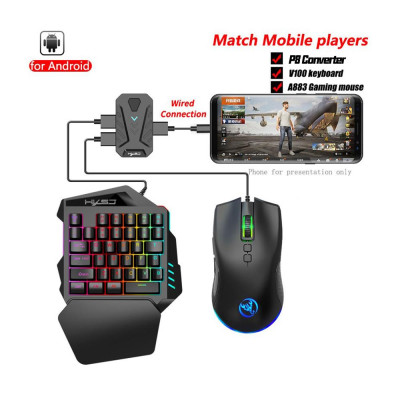 Bộ chuyển đổi chuột bàn phím di động cho Android HXSJ A883 V100 35 Phím 