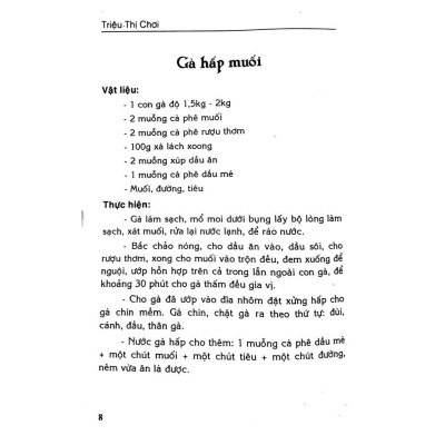 Sách - Các Món Ăn Thông Dụng Triệu Thị Chơi - Việt Thư