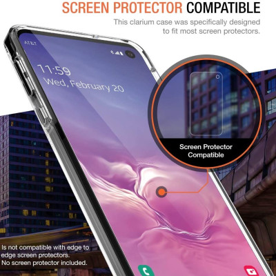 Ốp lưng dẻo silicon cho Samsung Galaxy S10e hiệu Ultra Thin (siêu mỏng 0.6mm, chống trầy, chống bụi) - Hàng nhập khẩu