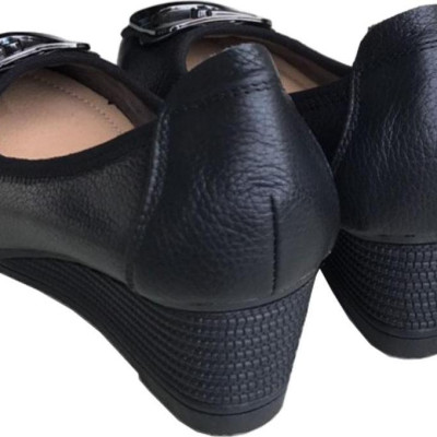 Giày nữ Trường Hải đế xuồng da bò cao cấp  DX218