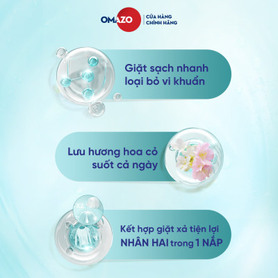 Chai Nước Giặt Xả Omazo Đậm Đặc Hương Lavender 2.4kg