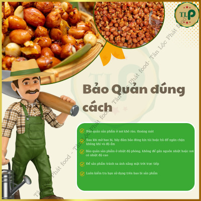 ĐẬU PHỘNG TỎI ỚT TÂN LỘC PHÁT  - BỊCH 80G