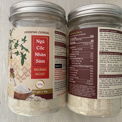 [Date xa] Ngũ cốc nhân sâm hũ 120g - Hoang Ngoc Global