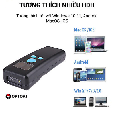 Máy quét mã vạch không dây 2D– Máy quét mã vạch bluetooth 2.4Ghz – L46 ( Hàng chính hãng)