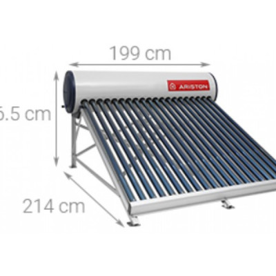 Máy Nước Nóng Năng Lượng Mặt Trời Ariston 250 lít ECO2 1824 25 T N SS - Hàng chính hãng