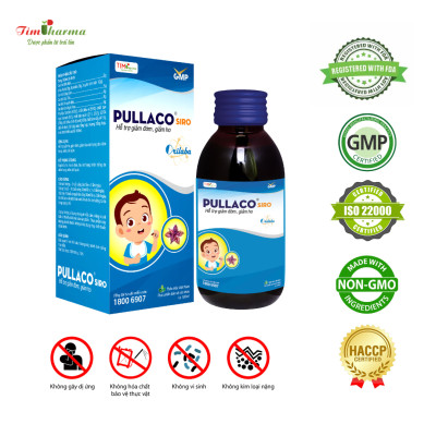 TPBVSK PULLACO SIRO – Hỗ trợ giảm ho, giảm đờm, giảm đau rát họng do viêm họng, viêm phế quản