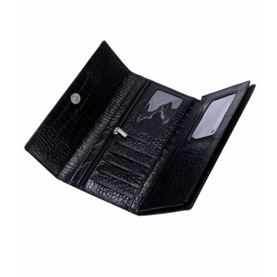 Bóp da nữ vân cá sấu nhỏ 3 gấp lửng nhiều màu Huy Hoàng HP3148-49-50