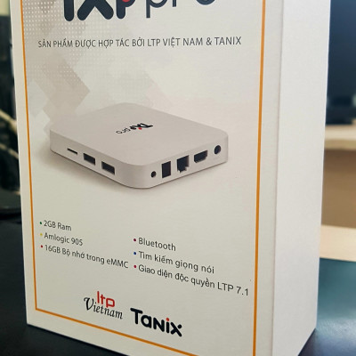 Android Tivi Box TXP Pro Truyền hình vtvcap On Bản Quyền HĐH Android 9 Ram 2G Rom 16G Chip Amlogic 905 - Hàng Chính Hãng