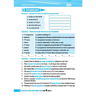 Sách - Global Success Bài Tập Cuối Tuần Tiếng Anh Lớp 6 Tập 2 - Có Đáp Án - Minh Thắng