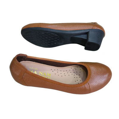 Giày Cao Gót Nữ HÀ NAM Da Bò Thật Cao Cấp 5cm GBBN2081