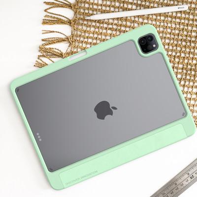 Bao da dành cho iPad Pro 11 2020/2021 hiệu Nillkin Bevel Leather chống sốc, Có Khay Để Bút - Hàng Chính Hãng