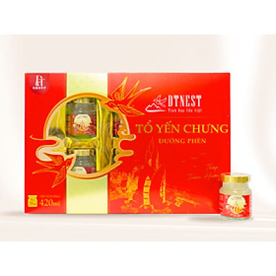 Yến Chưng Đường Phèn DTNEST - Hộp quà 6 Hũ - Bồi Bổ Sức Khỏe