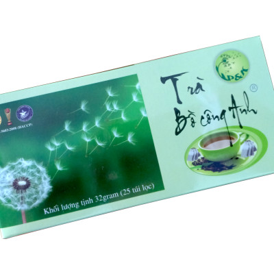Trà Bồ Công Anh 25 túi lọc P&K - Ngăn ngừa ung thư, mát gan, giải độc, giảm viêm họng, ổn định huyết áp, đường máu, thanh lọc cơ thể