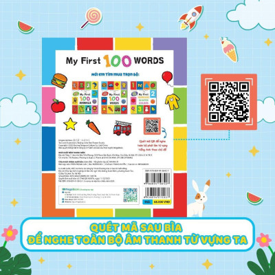 Sách - My First 100 Words - Sách Từ Vựng Đầu Đời Cho Bé - Megabook