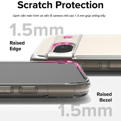 Ốp lưng dành cho Google Pixel 8a RINGKE Fusion - Hàng Chính Hãng