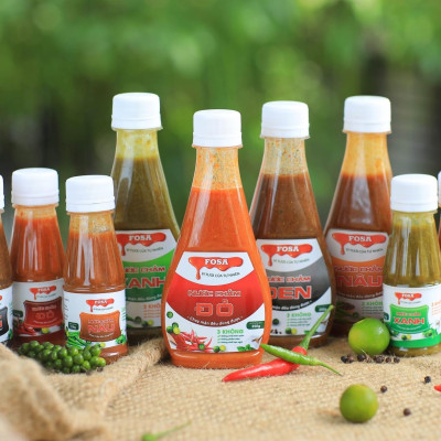 Nước chấm Đen Fosa, muối ớt tắc tươi ngon cho hải sản và BBQ, chay mặn đều dùng được