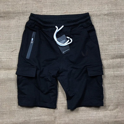 Quần short thể thao nam túi hộp, quần tập gym nam thun cotton cao cấp QDAE003