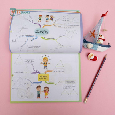 Sách - Làm Chủ Kiến Thức Toán Bằng Sơ Đồ Tư Duy - Lớp 7 - Tập 1 - MCBooks