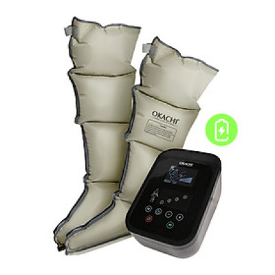 Máy nén ép trị liệu suy giãn tĩnh mạch OKACHI JP-3500 Plus (Pin sạc)