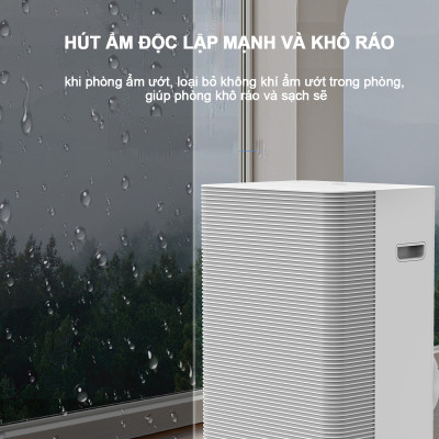 Máy lạnh di động đứng 14.000 BTU FUJIHOME PAC14, điều hòa di động mini kết nối Wifi điều khiển qua App, 4 chức năng, làm lanh, hút ẩm, lọc không khí, quạt - Hàng chính hãng