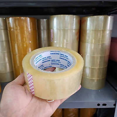[XẢ KHO] Băng keo trong (1 cuộn), băng dính. Cuộn 200 yard, bản 4,8 cm hàng loại tốt, keo bảo đảm