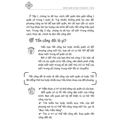 Sách - Combo 2 cuốn: Chiến Thuật Cờ Vua Từ Con Số 0 - Tập 1 và Tập 2 - Tác giả Phùng Đức Tường