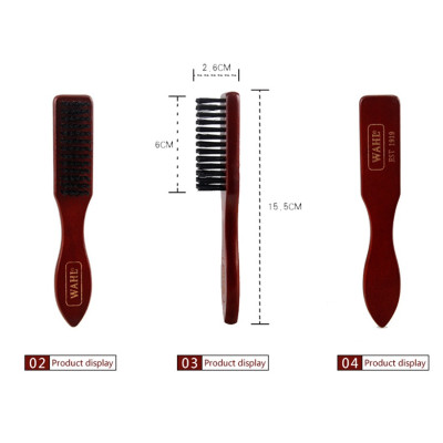 Chổi phủi tóc baber, chổi phủi tóc cán gỗ WAHL