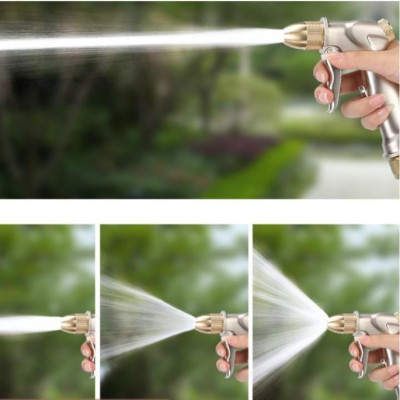  Bộ dây vòi xịt nước rửa xe, tưới cây . tăng áp 3 lần, loại 15m 206701 đầu đồng,cút đồng+ tặng đai