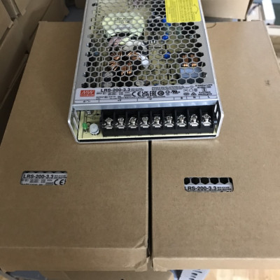 Nguồn tổ ong Meanwell LRS-200-3.3 (132W 3.3V 40A), Hàng nhập khẩu